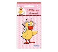 TRÖTSCH - Unser Sandmännchen 3D-Magnet "Schnatterinchen" : Magnet für Kühlschränke und Whiteboards