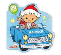 Trötsch Unser Sandmännchen Mini-Malbuch mit Stickern Fahrzeuge (Ab 3 Jahren)