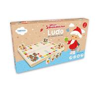 TRÖTSCH - Unser Sandmännchen | Spiel Ludo | Spieleklassiker aus Holz | Ab 3 Jahren: Brettspiel aus Holz