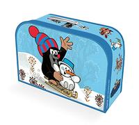 Trötsch Verlag Kinderkoffer Der kleine Maulwurf Winter mit Schneemann Rodeln: Pappkoffer mit Metallhenkel und Metallverschluss