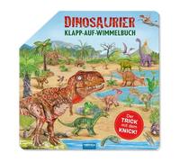 TRÖTSCH - Wimmelbuch Dinosaurier Klapp-auf-Wimmelbuch| Ab 3 Jahren: Beschäftigungsbuch Wimmelbuch Kinderbuch (Dinosaurierwelt: Alles rund um die Dinos)