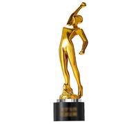 Trofei Fearless Spirit da 11" - Premio in Resina Dorata per Padri E Mariti, Incisione Personalizzata Gratuita, Regalo di Compleanno