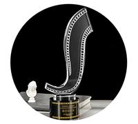 Trofei, medaglie e premi Cristallo Creativo Cerimonia di Premiazione del Festival del Cinema Vincere Registi di Microfilm E Concorsi di Recitazione per Attori Premi TR