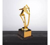 Trofei Premio d'Oro Bambini Piccoli Trofei Medaglie Base Nera per Puntelli