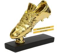 Trofei premio Golden Boot Award, premi vincitori di competizioni di calcio, souvenir in resina a forma di scarpa creatività, coppa premio per tornei scolastici, testo inciso, decorazione per la casa