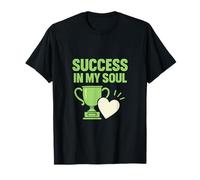 Trofeo con grafica neon a forma di cuore di successo in My Soul Maglietta