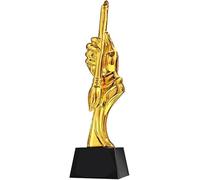 Trofeo Creativo di Pittura A Pennello Scuola Statale E Provinciale Calligrafia E Concorso di Pittura Premi Trofei Talento Trofeo di Scrittura più Bella, Gold, 30 * 8cm
