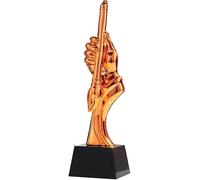 Trofeo Creativo di Pittura A Pennello Scuola Statale E Provinciale Calligrafia E Concorso di Pittura Premi Trofei Talento Trofeo di Scrittura più Bella, Copper, 30 * 8cm