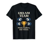 Trofeo Dream Team Vision Blu Navy con Grafica Oro Maglietta