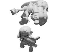 Trofeo Inkling Girl Splatoon Super Smash Bros Stampato 3D Figura Wii U