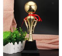 Trofeo sferico Pallone d'oro Trofei di calcio di calcio Coppa del premio per la