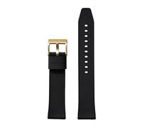 TROGPYXG Cinturino for Orologio con Texture FKM, Cinturino in Gomma FKM a sgancio rapido e Cinturino Ibrido FKM, Compatibile con Orologi subacquei(Black Black 3,18mm)