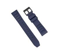 TROGPYXG Cinturino for Orologio in Gomma FKM Fluoro Design 2025, Impermeabile, for Immersioni, a sgancio rapido, Traspirante, Universale, Sportivo(Blue 2,20mm)