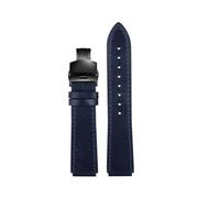 TROGPYXG Cinturino retrò in pelle bovina compatibile con Casio AE1200 AE1300 A158 A158W/A168/f91w AE-1200WHD/A159/A169 Bracciale cinturino orologio vintage da uomo(B-Blue-black)