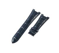 TROGPYXG Compatibile con Gli Orologi Patek Philippe con Cinturino in Pelle di Mucca Nautilus Series 5712G 5711 Notch 13 da 25 mm(Blue-No)