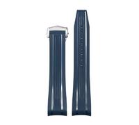 TROGPYXG Compatibile con Il Cinturino for Orologio subacqueo Sportivo Longines Conquest HydroConquest L3.790 L3.890 da 41/43 mm.(Blue-Silver,21MM-41MM dial)