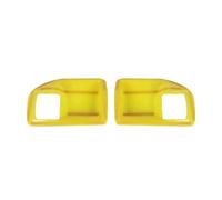 TROGPYXG Copertura Decorativa for Maniglia Porta Interna Auto Compatibile con Jeep Wrangler JK 2011, 2012, 2013, 2014, 2015, 2016 e 2017(Yellow 2 PCS)