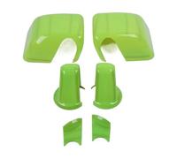 TROGPYXG Copertura Decorativa for specchietto retrovisore in ABS for 2/4 Porte, Compatibile con Jeep Wrangler JK 2007-2017, Accessori Esterni for Auto.(Light Green 6 PCS)