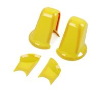 TROGPYXG Copertura Decorativa for specchietto retrovisore in ABS for 2/4 Porte, Compatibile con Jeep Wrangler JK 2007-2017, Accessori Esterni for Auto.(Yellow 4 PCS)