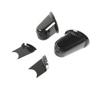 TROGPYXG Copertura Decorativa for specchietto retrovisore in ABS for 2/4 Porte, Compatibile con Jeep Wrangler JK 2007-2017, Accessori Esterni for Auto.(Carbon Fiber 4 PCS)