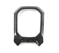 TROGPYXG Decorazione del Pannello del Cambio del Cambio Copertura del Telaio Accessori Interni in ABS compatibili con Jeep Renegade 2016-2021, Fibra di Carbonio