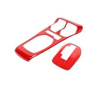 TROGPYXG Kit di Copertura Decorativa for portabicchieri Anteriore for Auto in ABS, Compatibile con Accessori Interni Camaro 2010-2015(Red E)