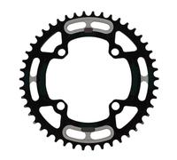 Trohollis Corona Bici,Corona per Bicicletta Corona for Bici Tonda 104BCD 40 42 44 46 48 50 52 T MTB Mountain Bike Corona for Bici 104 Bcd(44T,Black)