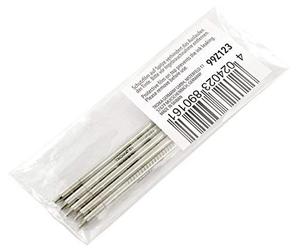 Troika 99Z123, refill per penne, set da 5, mina di ricambio D1, blu, stampato, spessore: M, lunghezza di scrittura: 400 m, per matita multitasking Troika Construction