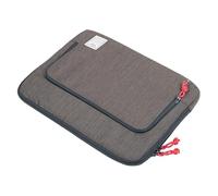 TROIKA Borsa per laptop Black Business Carry 2 per laptop fino a 14 pollici, protezione dagli impatti, scomparto per cavi per accessori, con cinghie elastiche, maniglia per il trasporto, passante per