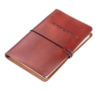 TROIKA BULLET JOURNAL - BTJ36/BR - 2 taccuini DIN A5 in finta pelle - Diario - 36 pagine perforate - Carta certificata FSC - Griglia a pois - Ricaricabile - TROIKA ORIGINALE