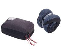 TROIKA Business BBG61/GY - Cuscino cervicale in poliestere, arrotolabile, colore: Grigio/Nero