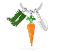 Troika GARDEN LOVE Portachiavi ad anello e catena 8 centimeters Multicolore (Grün-Orange)