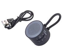 TROIKA Mini altoparlante vivavoce per sport e tempo libero, senza fili, con forte magnete per il fissaggio, rotondo, protezione da sovraccarico/scarica profonda, cavo di ricarica, ECO Speaker