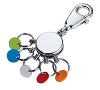 Troika PATENT/Colour Portachiavi ad anello e catena, 10 cm, Multicolore (mehrfarbig)