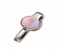 Troika - Porta-borsa e clip per borsa, motivo: Rose, capacità fino a 5 kg, in metallo, lucido, multicolore