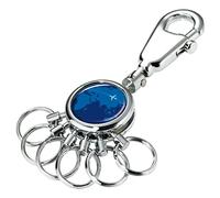 Troika-Portachiavi, 12 cm, colore: blu/argento, KYR01 A037