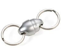 TROIKA Portachiavi magnetico Plus Minus con una forza di trazione di 2 kg, argento, KR21-12/MA