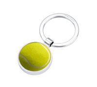 TROIKA Portachiavi TENNIS Portachiavi Tennis in metallo cromato multicolore argento come regalo per gli appassionati di tennis originale