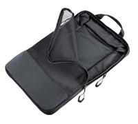 TROIKA Sacca a compressione TROIKA BLACK PACKING SHIRTS, grande borsa da viaggio con zip per risparmiare spazio, manico, in poliestere e tarpaulin nero
