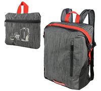 TROIKA Trekpack RUC02/GY - Zaino pieghevole in poliestere, colore: grigio, dimensioni: 51 x 40 x 10 cm, grigio., 51 cm, moderno