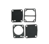 TROIOIUM 6G1-24432 Kit guarnizioni Carburante carburatore for Motori fuoribordo 2T 6HP 8HP 9.9HP 15HP Parsun Hidea Powertec HDX Seapro Motori (Material : Schwarz)
