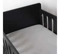 Trois Kilos Sept - Lenzuolo con Angoli Bambino - 70 x 140 cm - 100% Cotone - Jersey Elasticizzato - Grigio