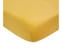 Trois Kilos Sept - Lenzuolo con Angoli Bambino - 70 x 140 cm - 100% Cotone - Jersey Elasticizzato - Mostarda