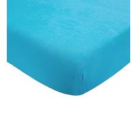 Trois Kilos Sept - Lenzuolo con angoli elasticizzati per neonati, 60 x 120 cm - 100% Cotone - Etichetta Oeko-TEX - Jersey estensibile - Caraibi