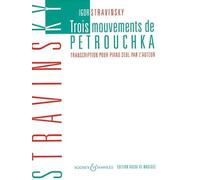 Trois mouvements de "Pétrouchka": Transcription pour piano seul. Piano.