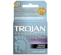 TROJAN Sensibilità Ultra Sottile Lubrificato Profilattici - 3 Confezione