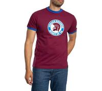 Trojan Uomo Maglietta con logo Spirit Of '69, Viola