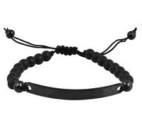 Troli Modern beaded Bracciale with steel decoration VBD066BB