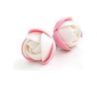 Troli Orecchini Fiori Bianco-Rosati Puzetky - Orecchini