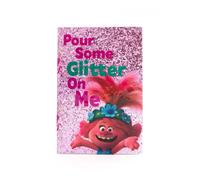 Troll Notebook Mondo Tour Per un Tocco Di Brillantini Foderato Rosa A5 Scuola